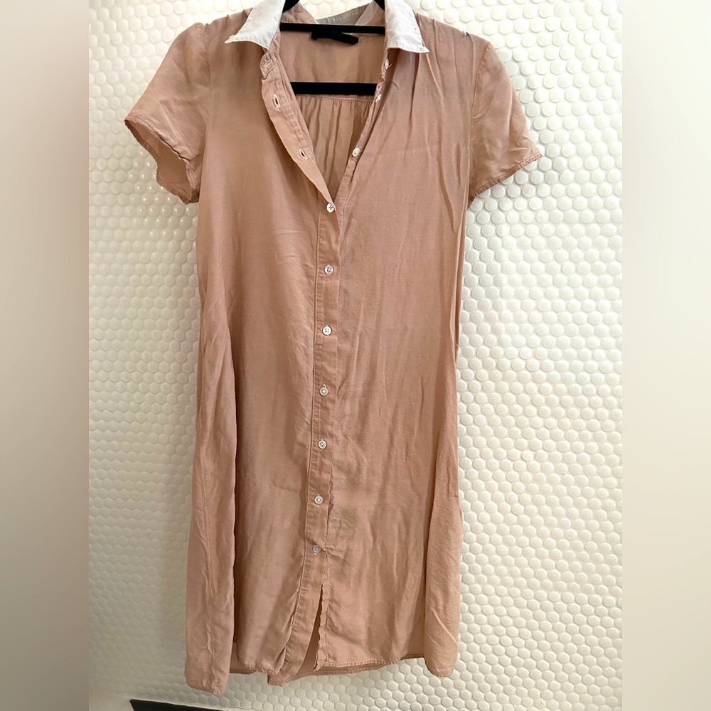 Jenni Kayne blush collar dress Small